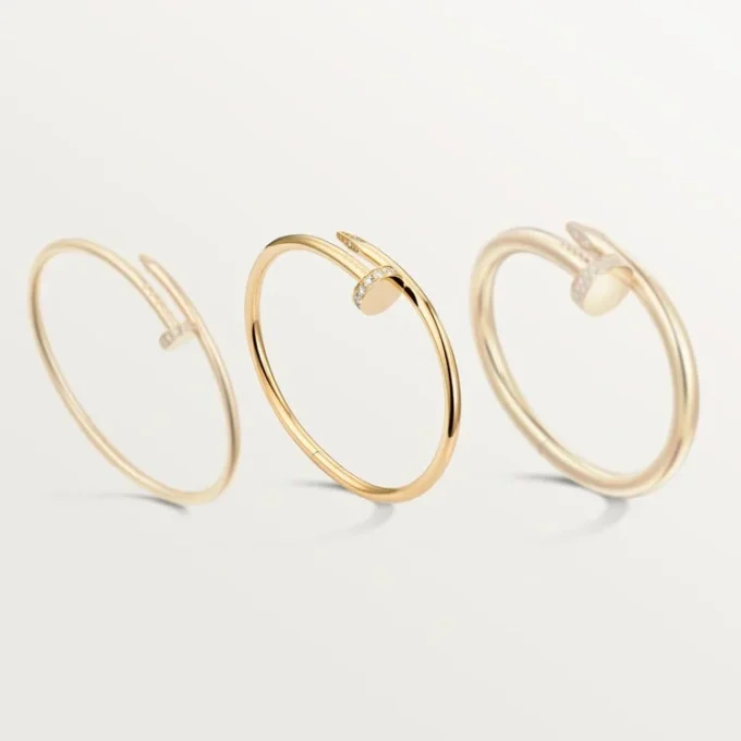 Pulseira Juste Un Clou, Modelo Clássico, Diamantes