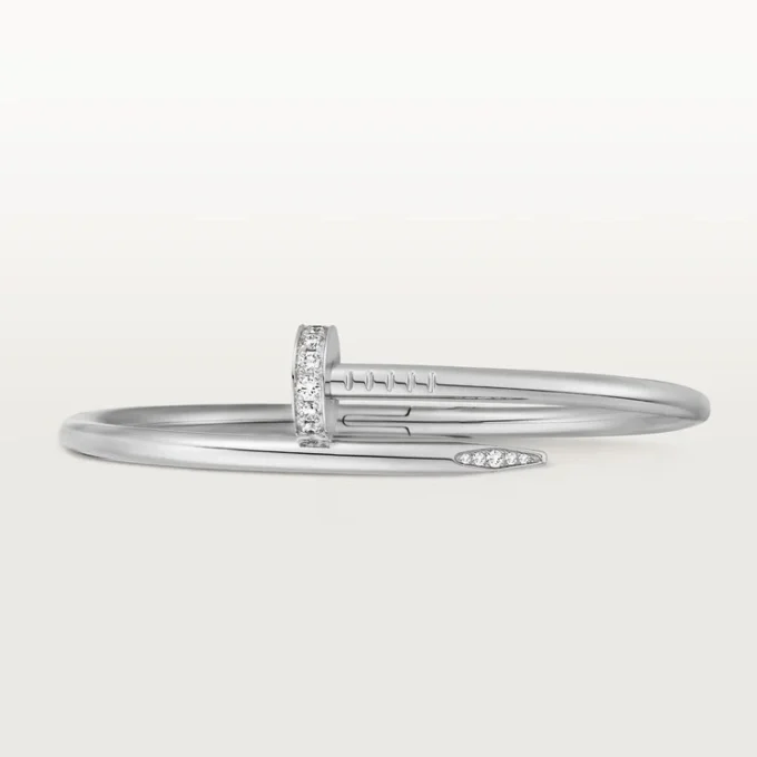 Pulseira Juste Un Clou, Modelo Clássico, Diamantes