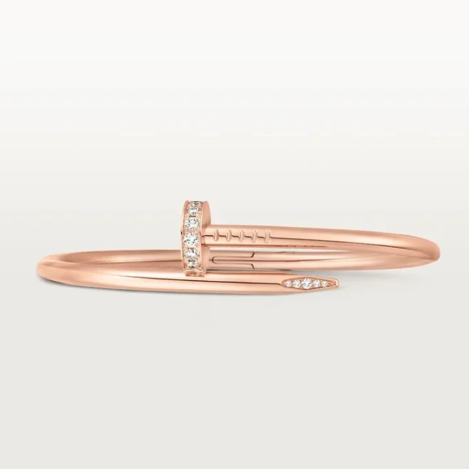 Pulseira Juste Un Clou, Modelo Clássico, Diamantes