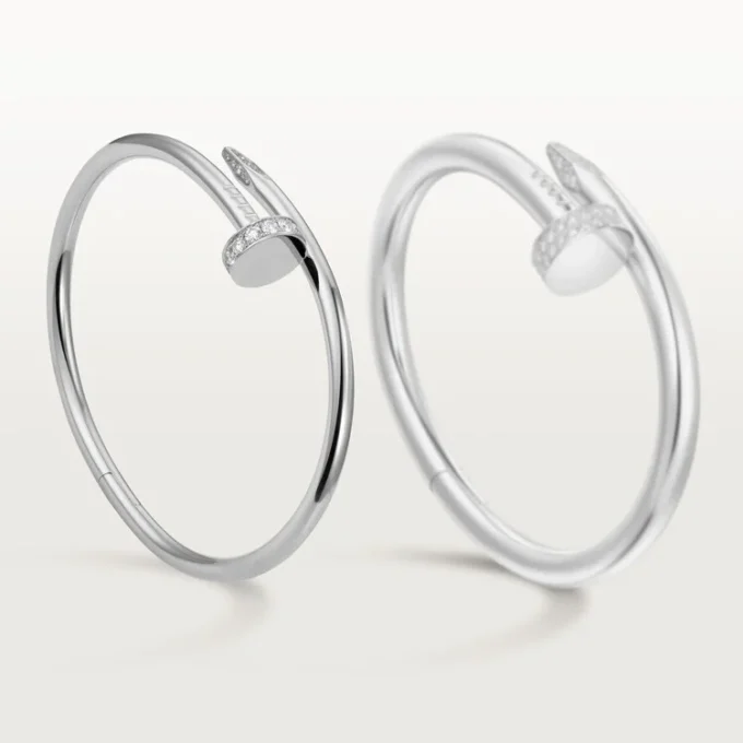 Pulseira Juste Un Clou, Modelo Clássico, Diamantes