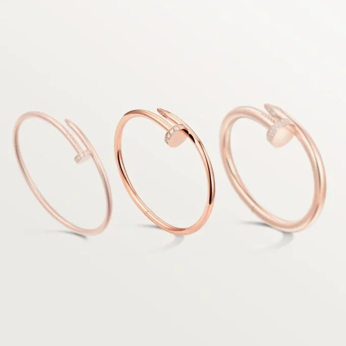 Pulseira Juste Un Clou, Modelo Clássico, Diamantes