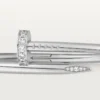 Pulseira Juste Un Clou, Modelo Clássico, Diamantes