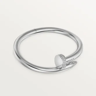 Pulseira Juste Un Clou, modelo grande, diamantes