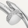 Pulseira Juste Un Clou, modelo grande, diamantes
