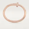 Pulseira Juste Un Clou, modelo grande, diamantes