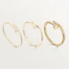 Pulseira Juste Un Clou, modelo grande, diamantes