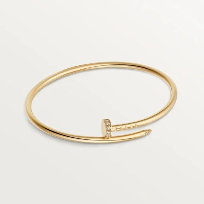 Pulseira Juste Un Clou, modelo pequeno, diamantes