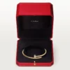 Pulseira Juste Un Clou, modelo pequeno, diamantes