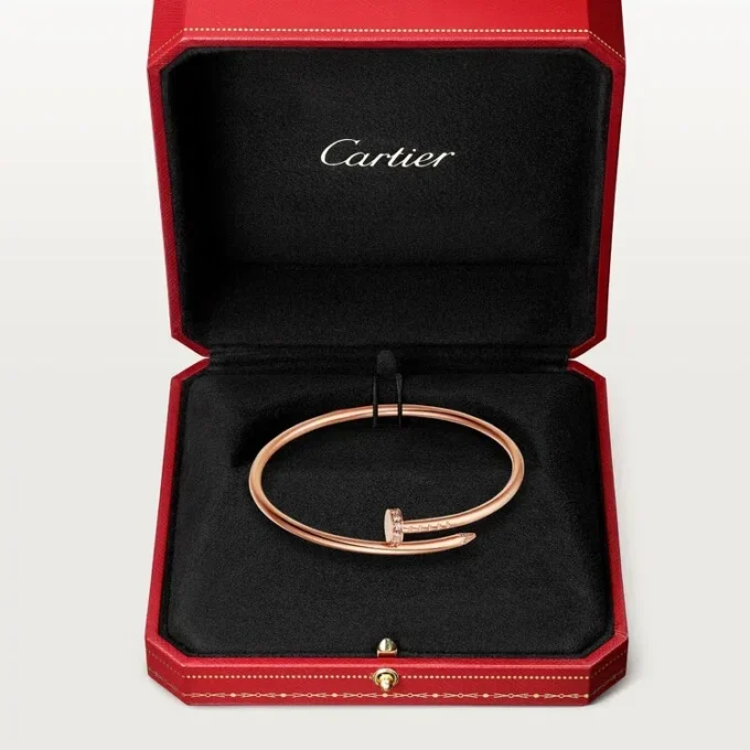 Pulseira Juste Un Clou, modelo pequeno, diamantes