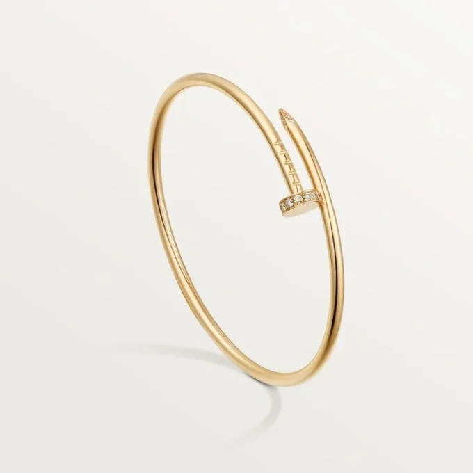 Pulseira Juste Un Clou, modelo pequeno, diamantes