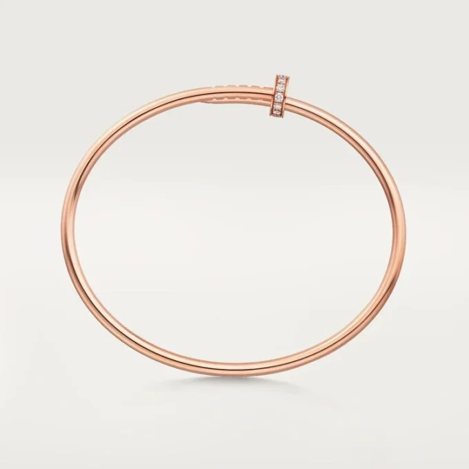 Pulseira Juste Un Clou, modelo pequeno, diamantes