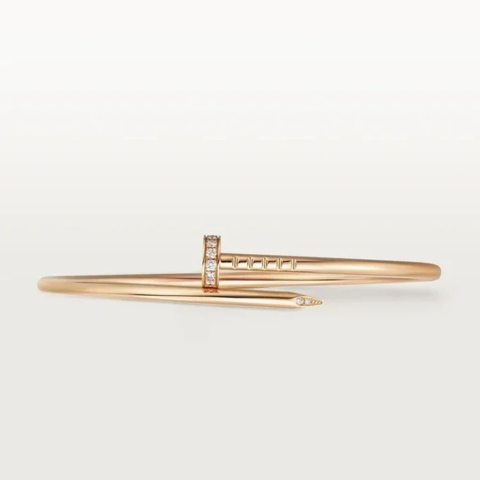 Pulseira Juste Un Clou, modelo pequeno, diamantes