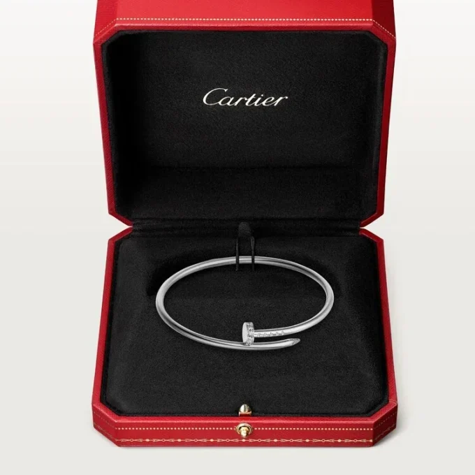 Pulseira Juste Un Clou, modelo pequeno, diamantes