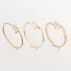 Pulseira Juste Un Clou, modelo pequeno, diamantes