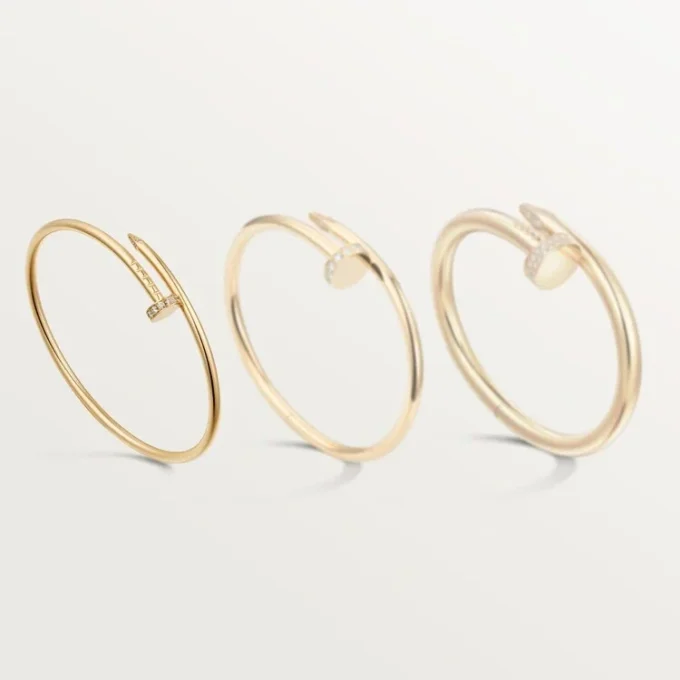 Pulseira Juste Un Clou, modelo pequeno, diamantes