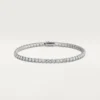 Pulseira Lignes Essentielles, diamantes em corte brilhante