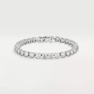 Pulseira Lignes Essentielles, diamantes em corte brilhante