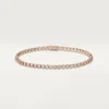 Pulseira Lignes Essentielles, diamantes em corte brilhante