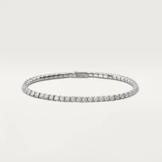 Pulseira Lignes Essentielles, diamantes em corte brilhante