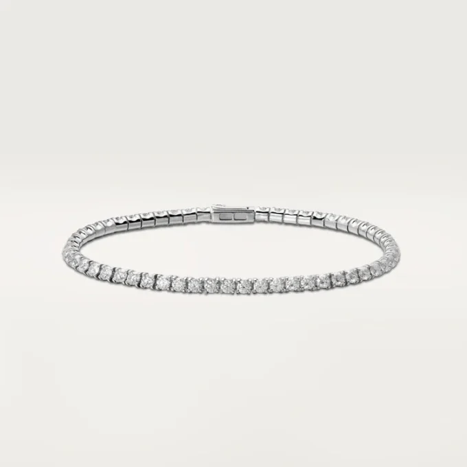 Pulseira Lignes Essentielles, diamantes em corte brilhante