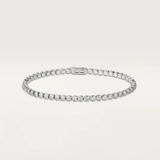 Pulseira Lignes Essentielles, diamantes em corte brilhante