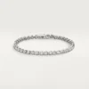 Pulseira Lignes Essentielles, diamantes em corte brilhante