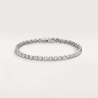 Pulseira Lignes Essentielles, diamantes em corte brilhante
