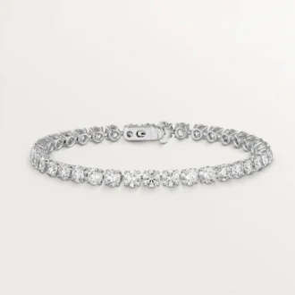 Pulseira Lignes Essentielles, diamantes em corte brilhante
