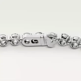Pulseira Lignes Essentielles, diamantes em corte brilhante