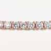 Pulseira Lignes Essentielles, diamantes em corte brilhante