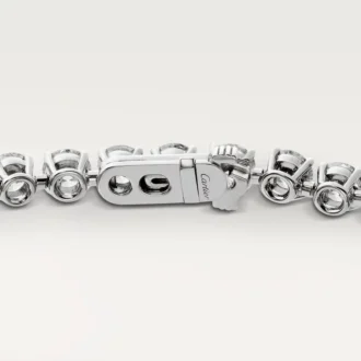Pulseira Lignes Essentielles, diamantes em corte brilhante