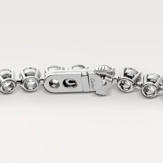 Pulseira Lignes Essentielles, diamantes em corte brilhante