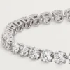 Pulseira Lignes Essentielles, diamantes em corte brilhante