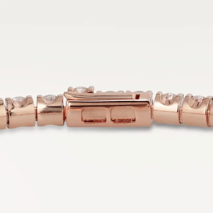 Pulseira Lignes Essentielles, diamantes em corte brilhante