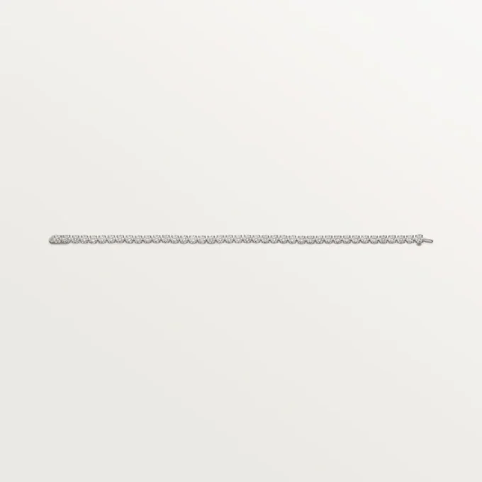 Pulseira Lignes Essentielles, diamantes em corte brilhante