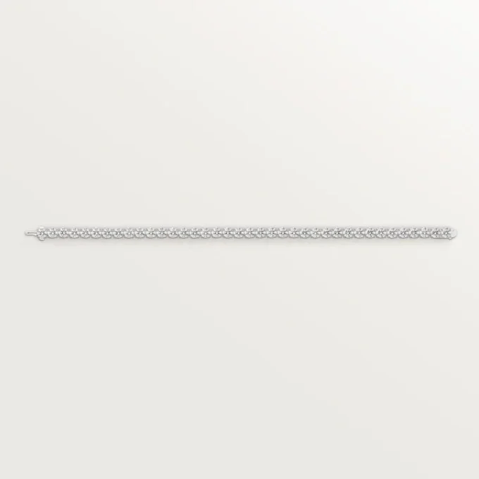 Pulseira Lignes Essentielles, diamantes em corte brilhante