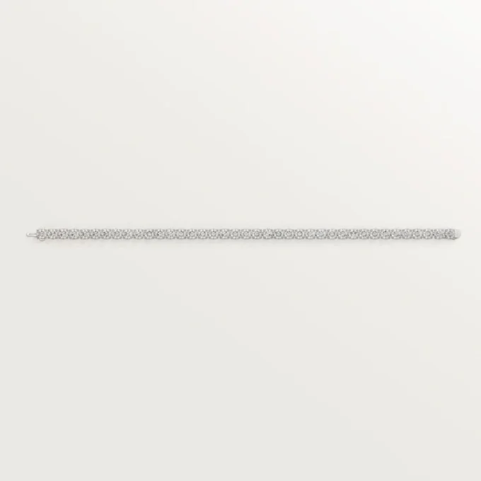 Pulseira Lignes Essentielles, diamantes em corte brilhante