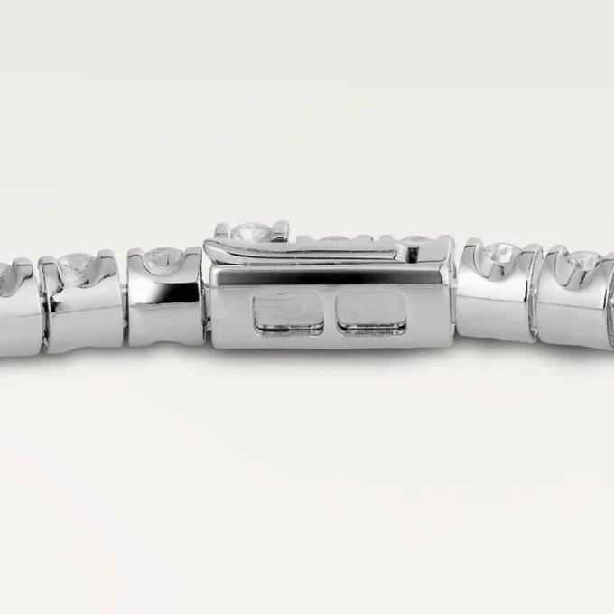 Pulseira Lignes Essentielles, diamantes em corte brilhante