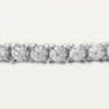 Pulseira Lignes Essentielles, diamantes em corte brilhante