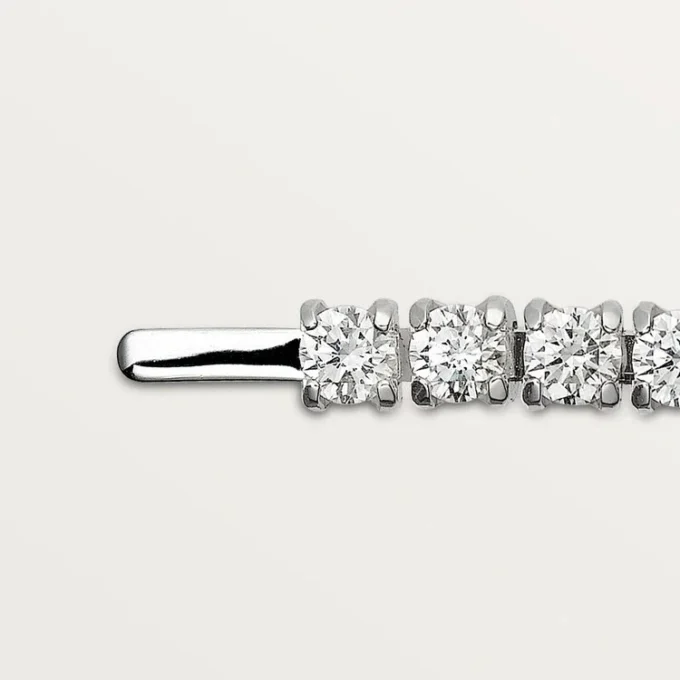 Pulseira Lignes Essentielles, diamantes em corte brilhante