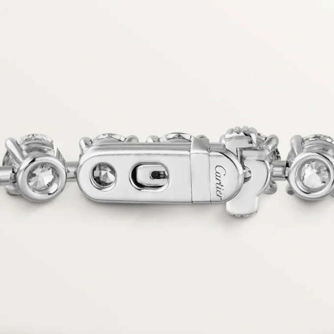 Pulseira Lignes Essentielles, diamantes em corte brilhante