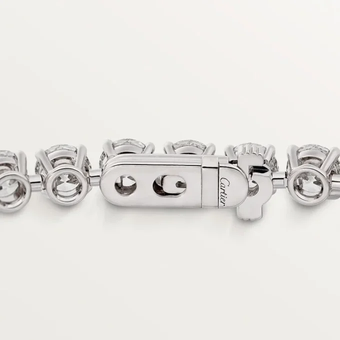 Pulseira Lignes Essentielles, diamantes em corte brilhante