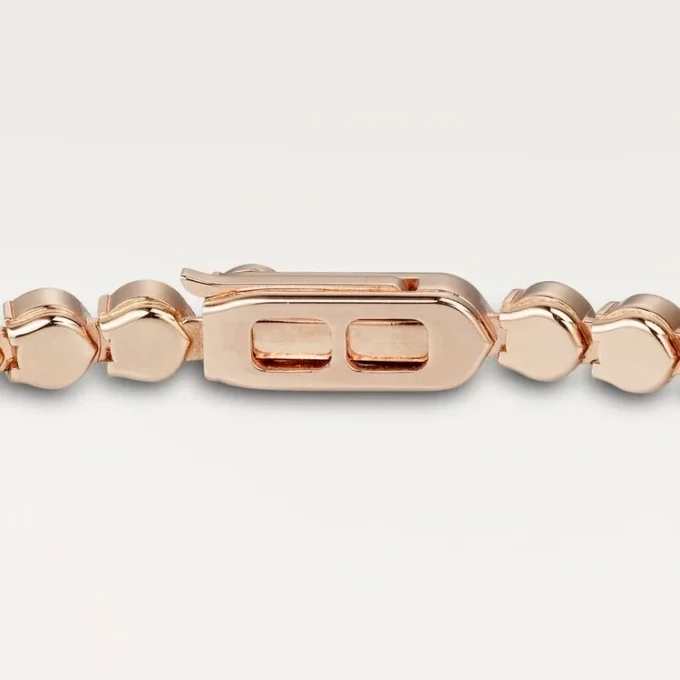 Pulseira Lignes Essentielles, diamantes em corte brilhante