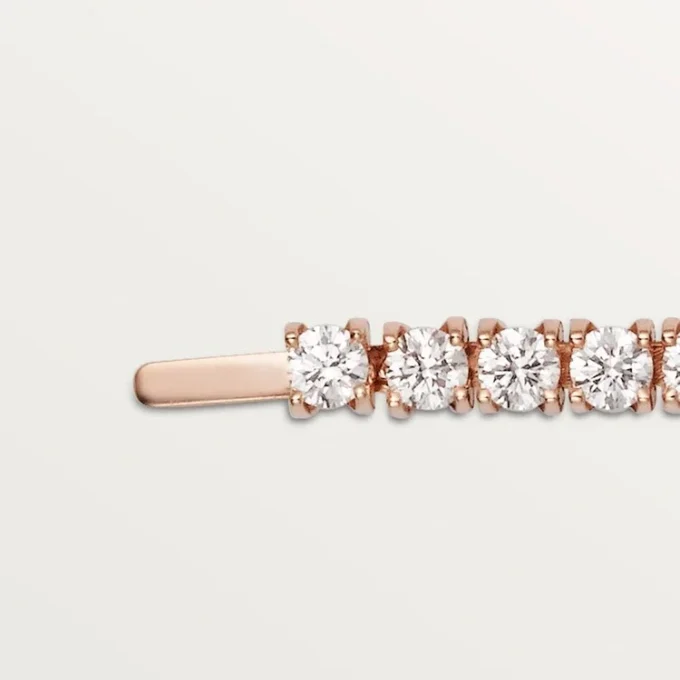 Pulseira Lignes Essentielles, diamantes em corte brilhante