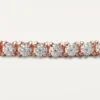 Pulseira Lignes Essentielles, diamantes em corte brilhante