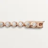 Pulseira Lignes Essentielles, diamantes em corte brilhante