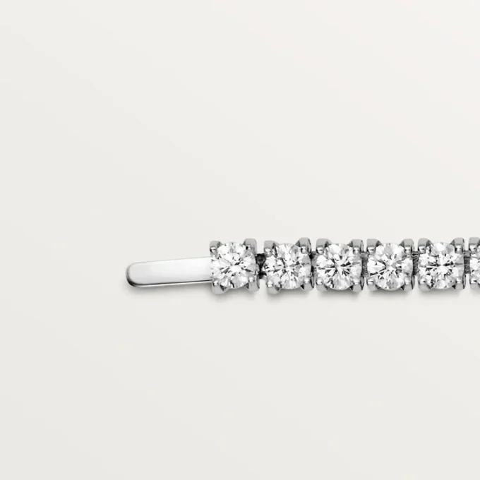 Pulseira Lignes Essentielles, diamantes em corte brilhante