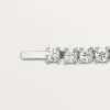 Pulseira Lignes Essentielles, diamantes em corte brilhante