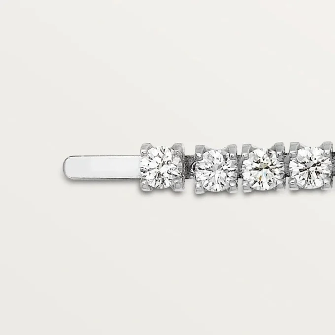 Pulseira Lignes Essentielles, diamantes em corte brilhante