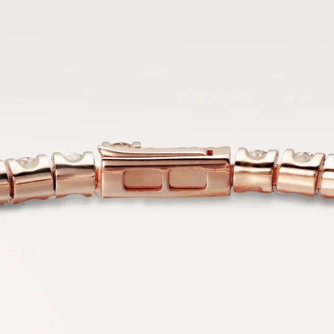 Pulseira Lignes Essentielles, diamantes em corte brilhante